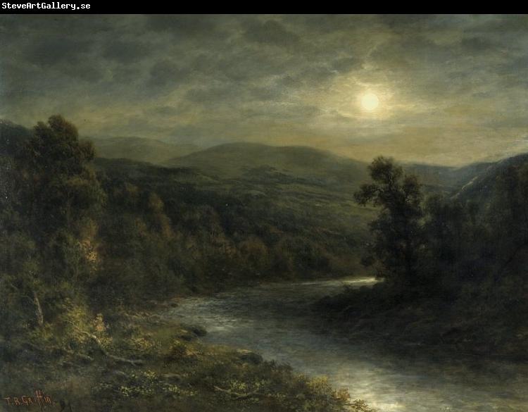 Walter Griffin Moonlight on the Delaware River